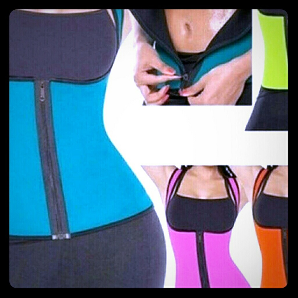 Sweat Enhancing Waist Training Zipper Corset Vest